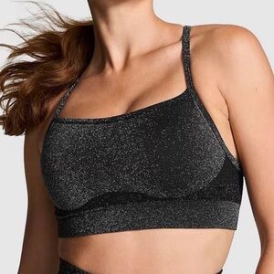 VS PINK Shimmer Sports Bra NWT XL